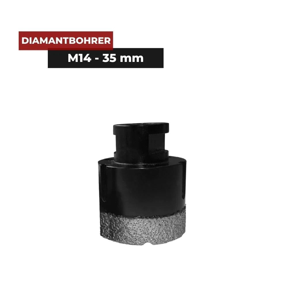 Hahnlochbohrer Granit & Naturstein | Diamantbohrer 35 mm – iynx Tools