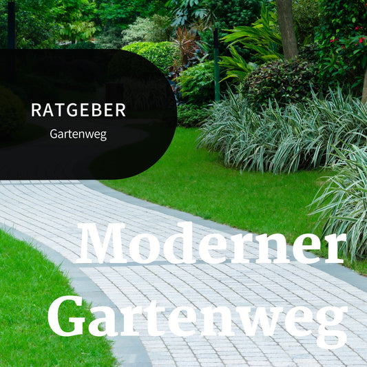 Moderner Gartenweg Ratgeber Bannerbild