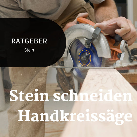 Handkreissäge Stein schneiden Bannerbild