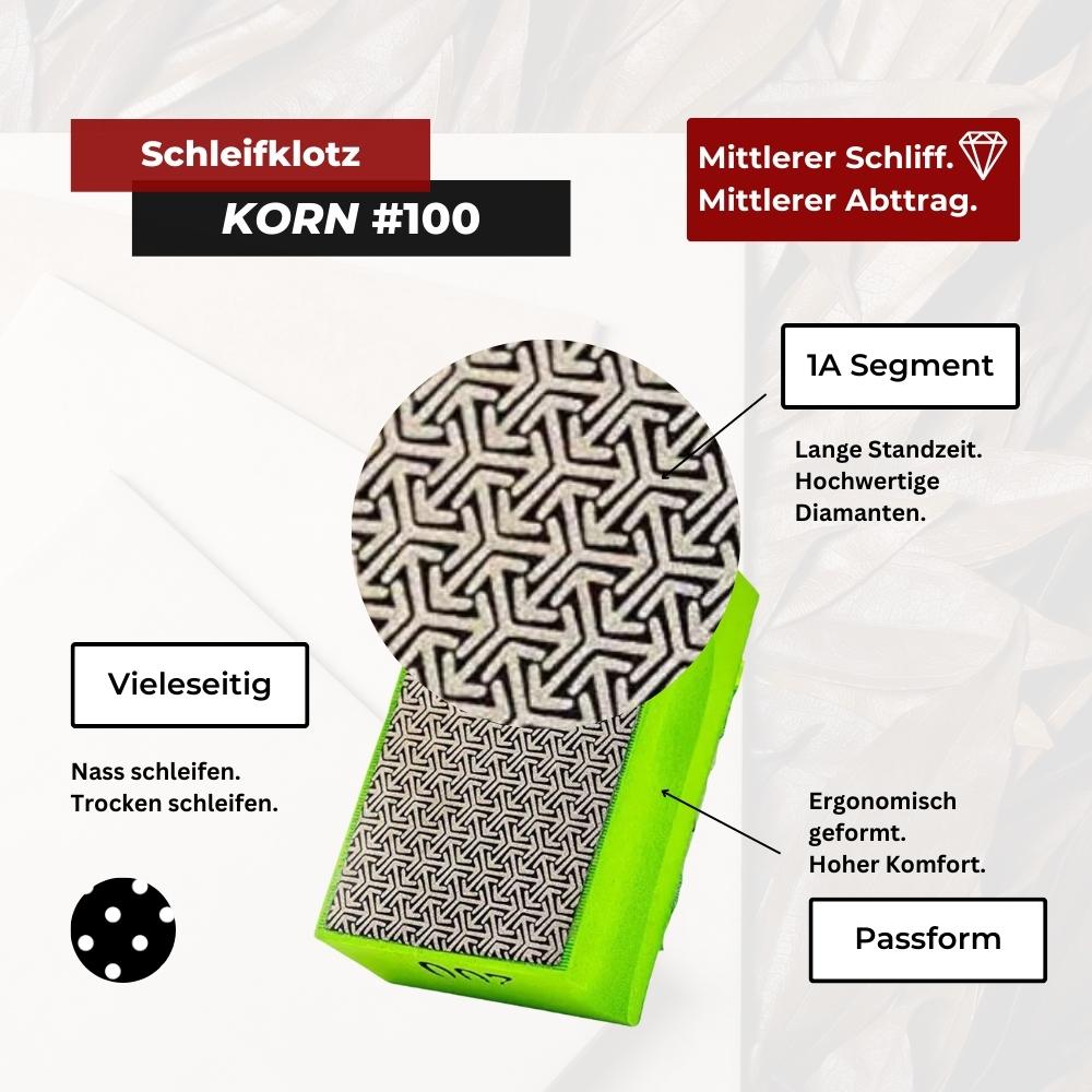 Diamant Schleifklotz Korn #100 Produktbild