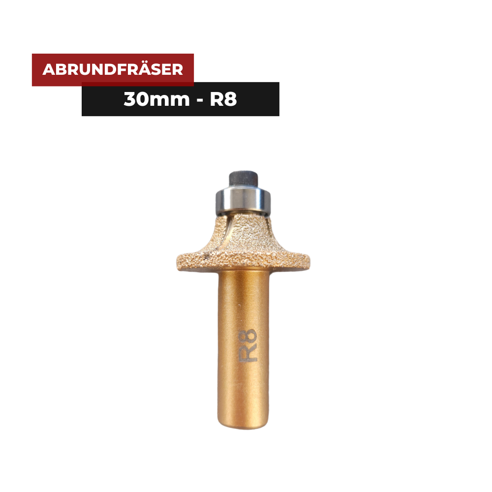 Diamond milling cutter - rounding cutter for tiles and terrace slabs