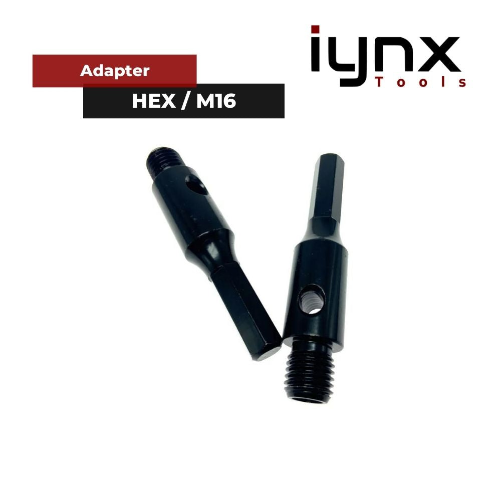 HEX auf M16 Bohrkronen Adapter